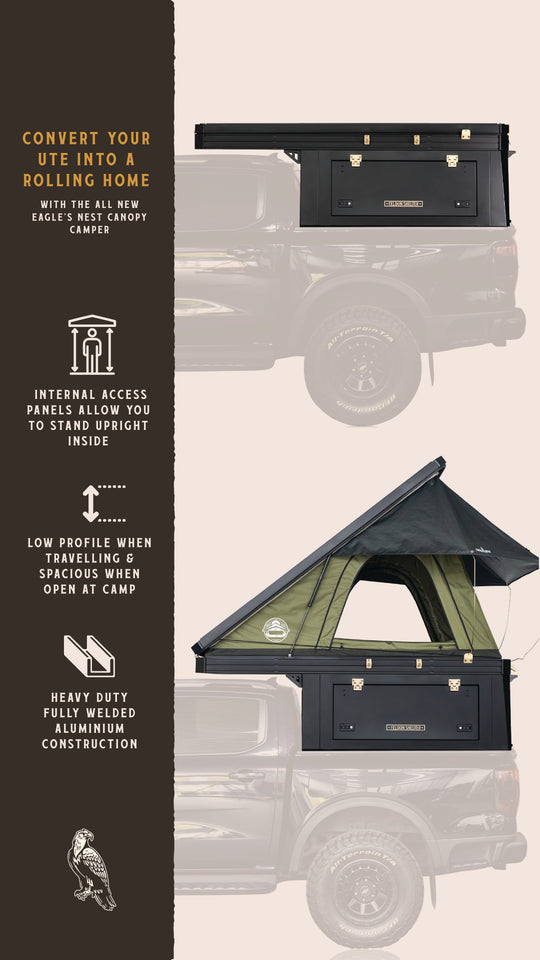 Eagle's nest Canopy Camper - Toyota Hilux